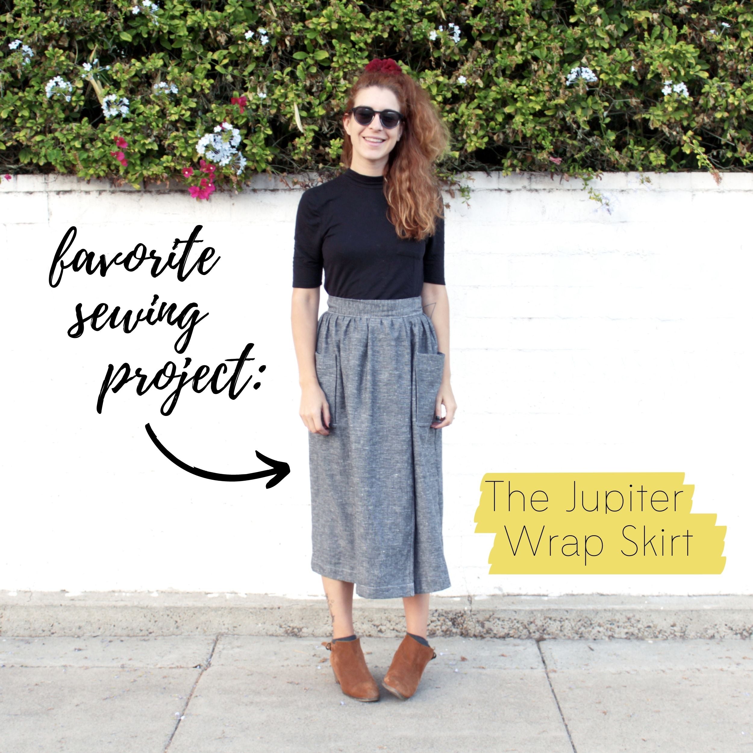 Favorite Sewing Project #3: The Jupiter Wrap Skirt