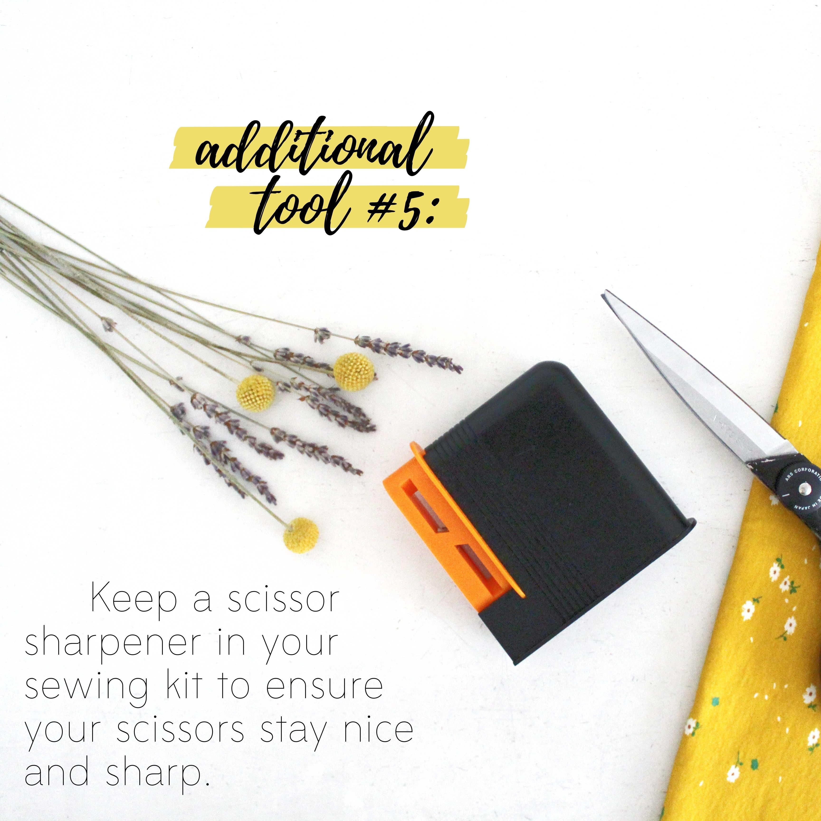 How To Build A Sewing Kit: Additional Tool #5, Scissor Sharpener