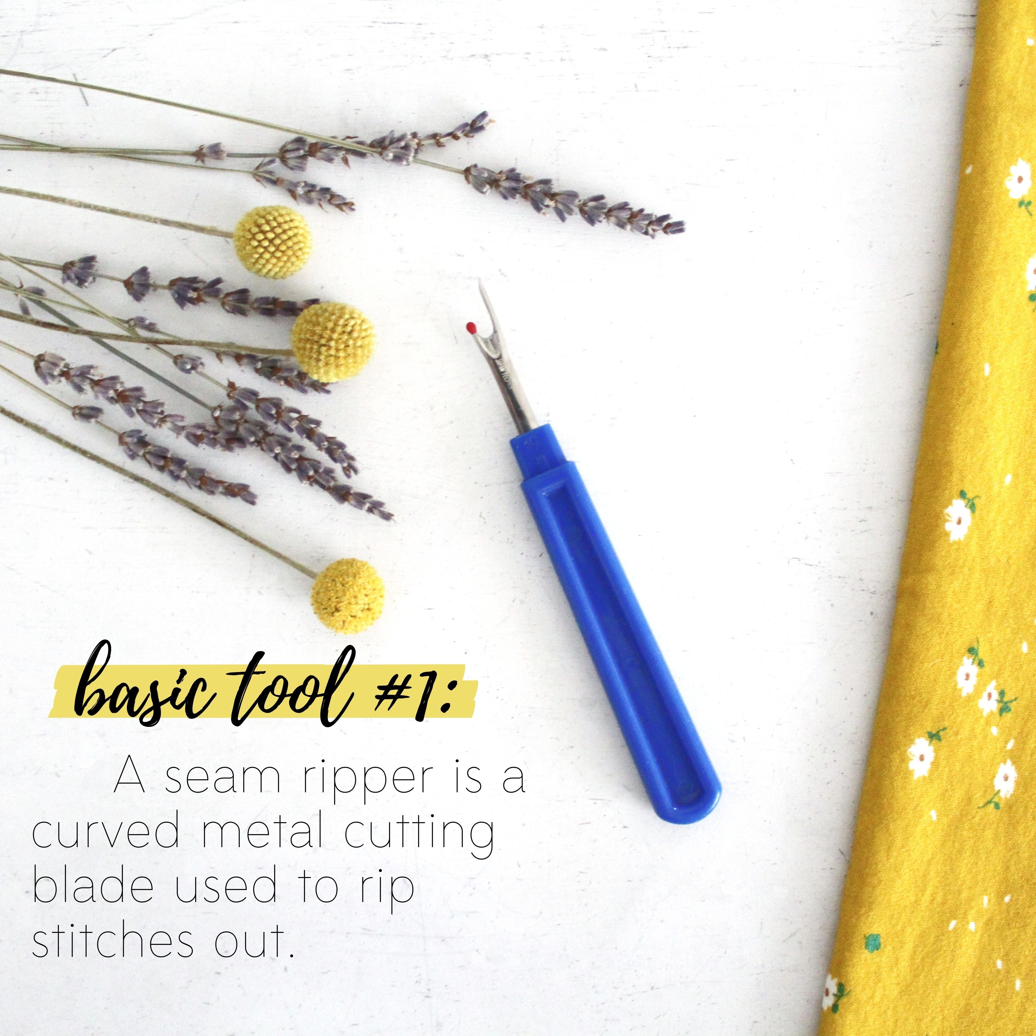 How To Use a Seam Ripper Correctly - 2 minute lesson 