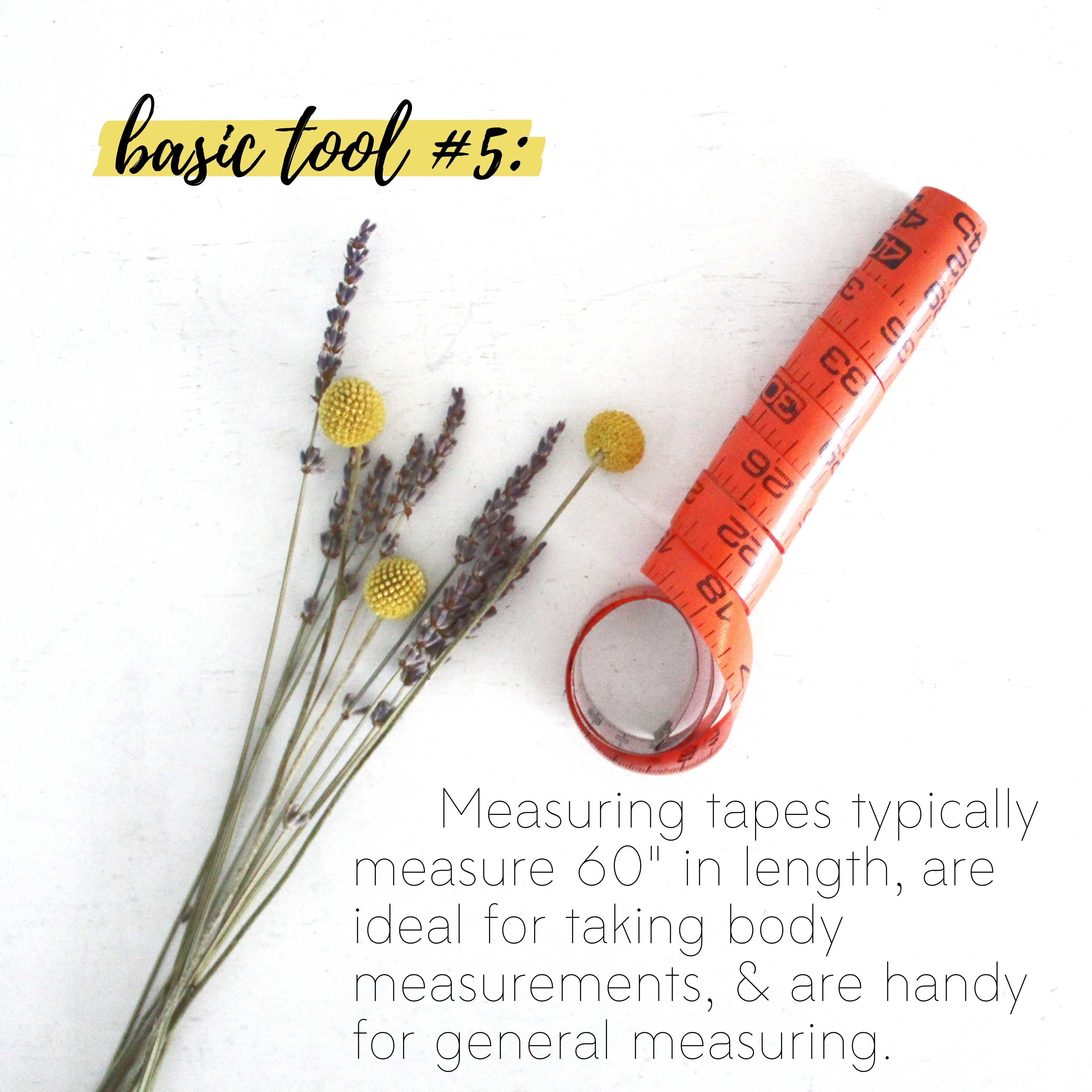 How To Build A Sewing Kit: Basic Tool #5, Measuring Tape