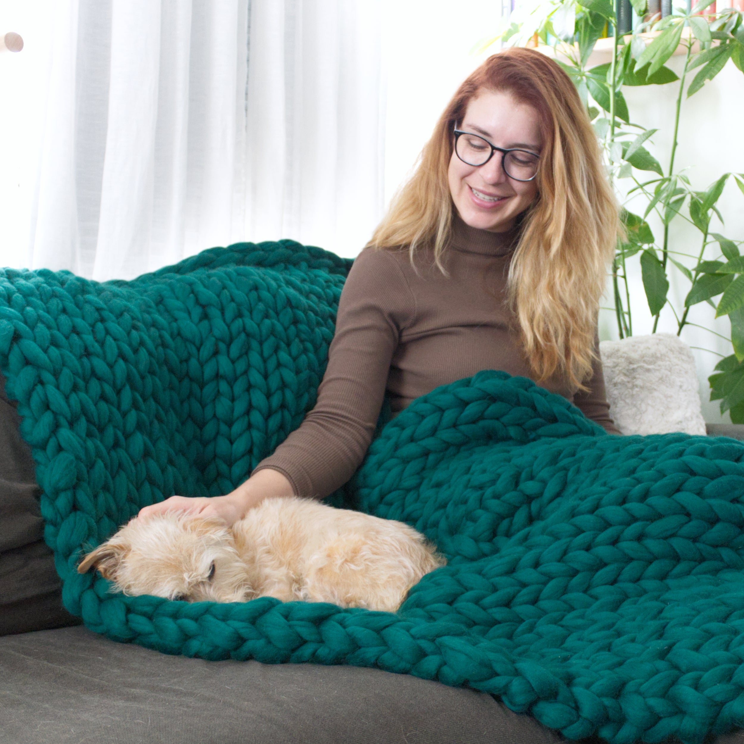 A few tips on how to make a DIY chunky knit blanket