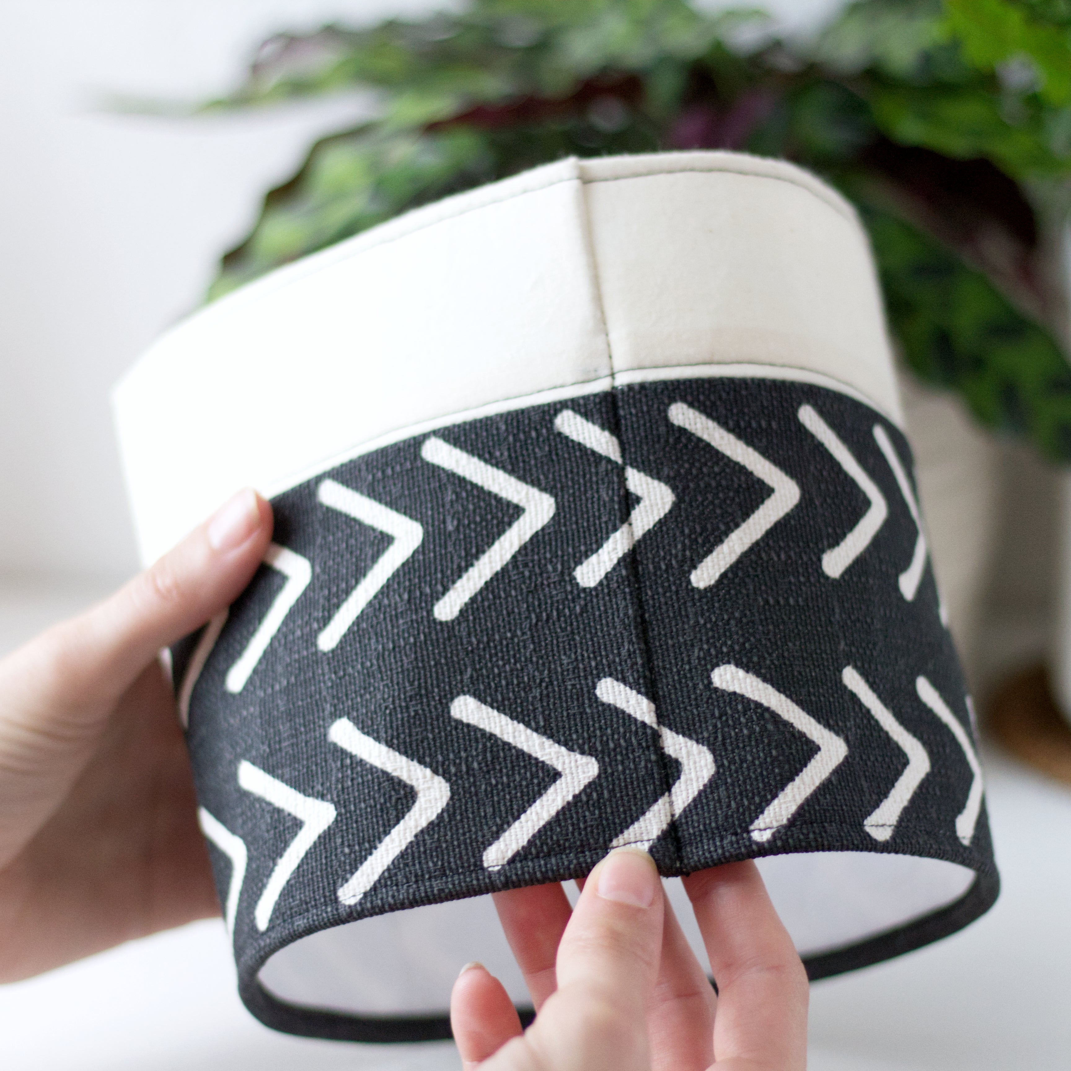 How to make a DIY fabric plant holder: Step 8.1