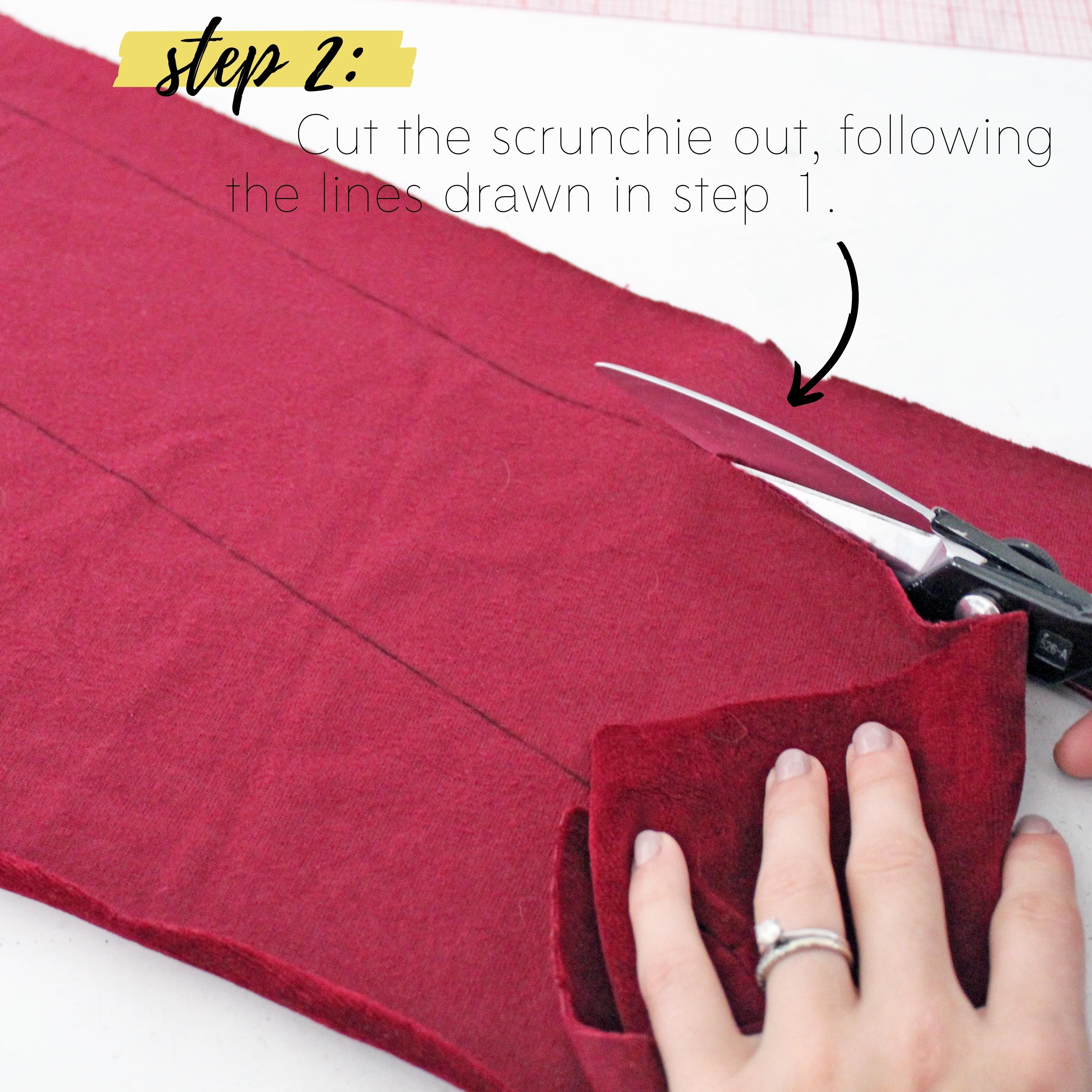 How To Make A Scrunchie DIY Sewing Tutorial: Step 2