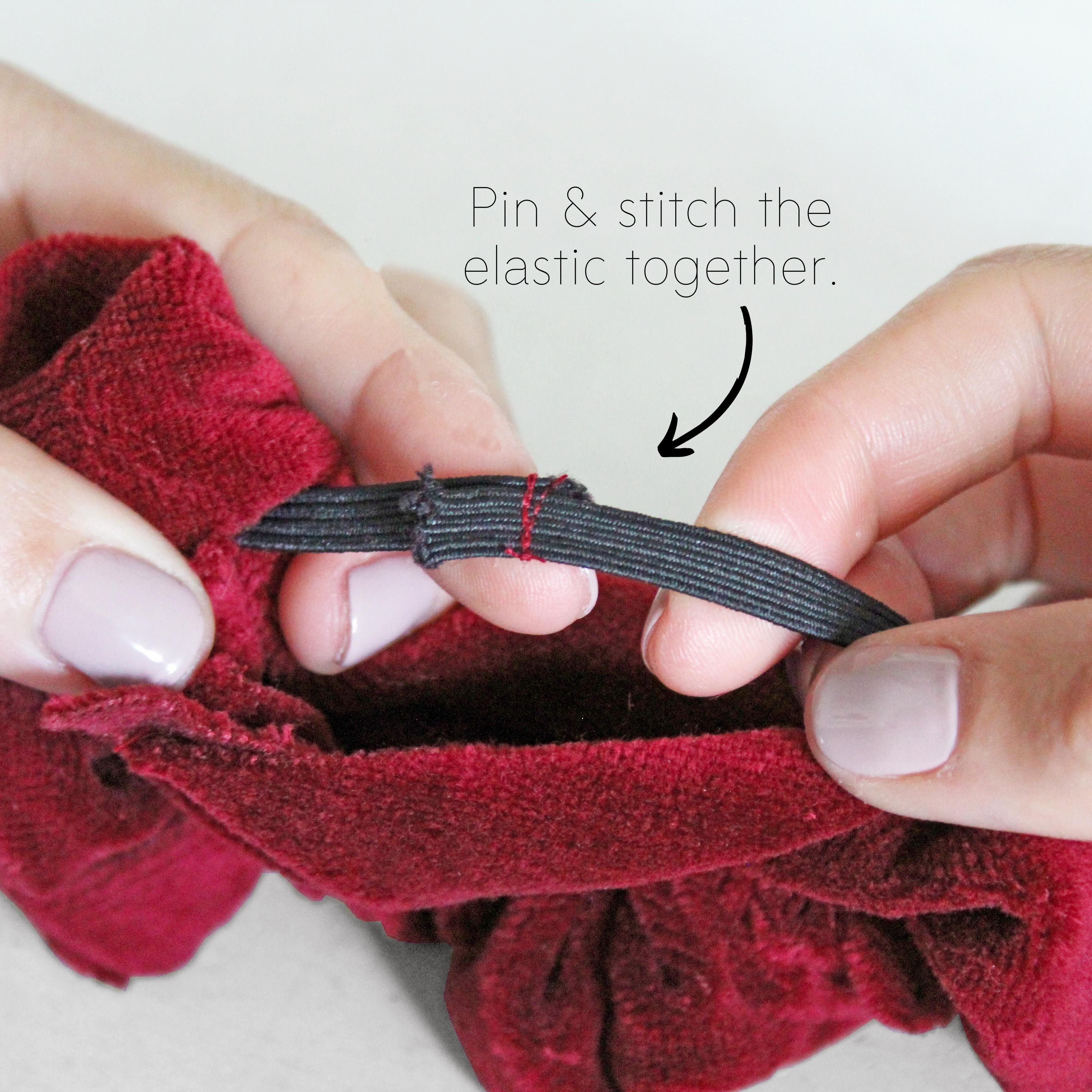 How To Make A Scrunchie DIY Sewing Tutorial: Step 5.1