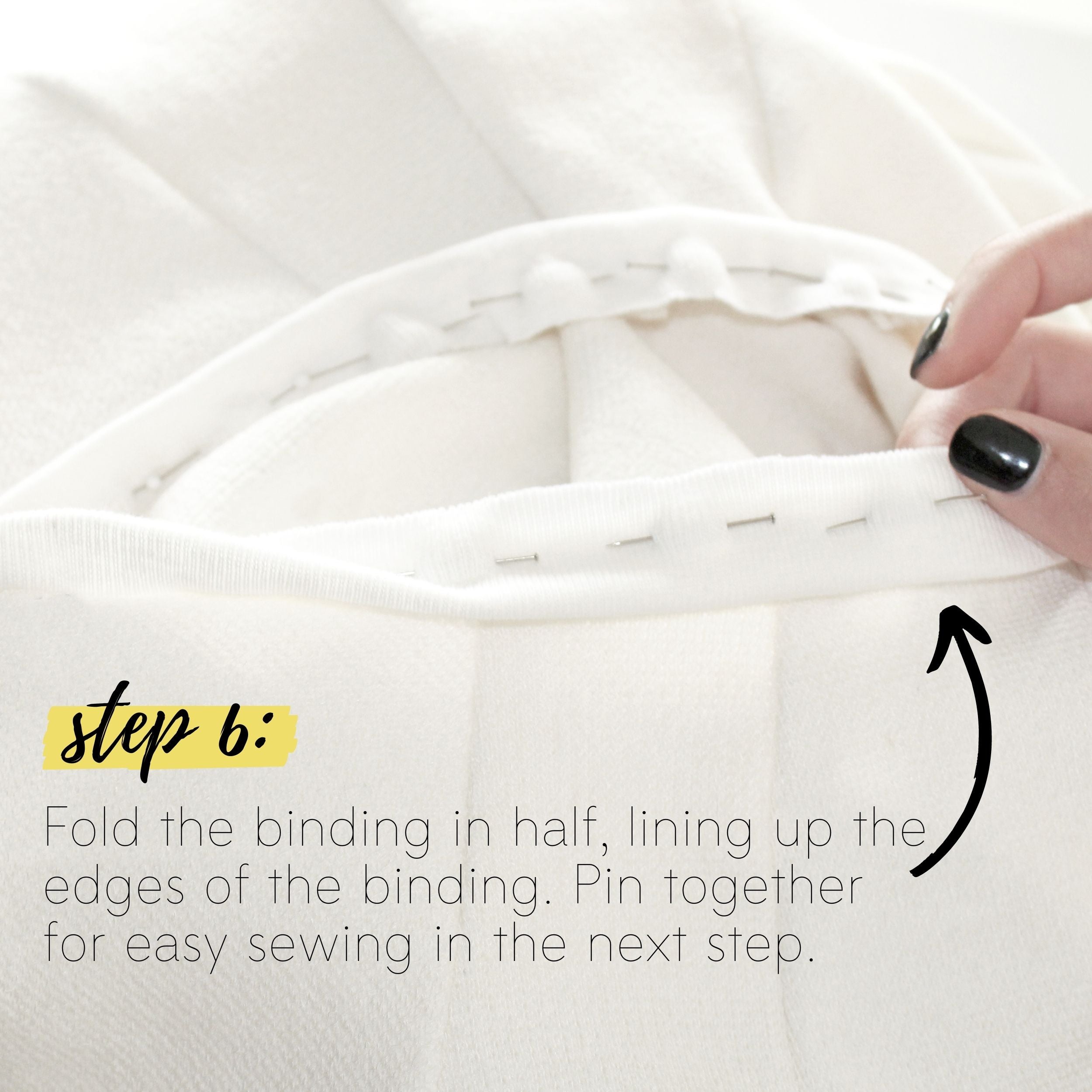 How To Sew A Knit Seam Binding Sewing Tutorial: Step 6