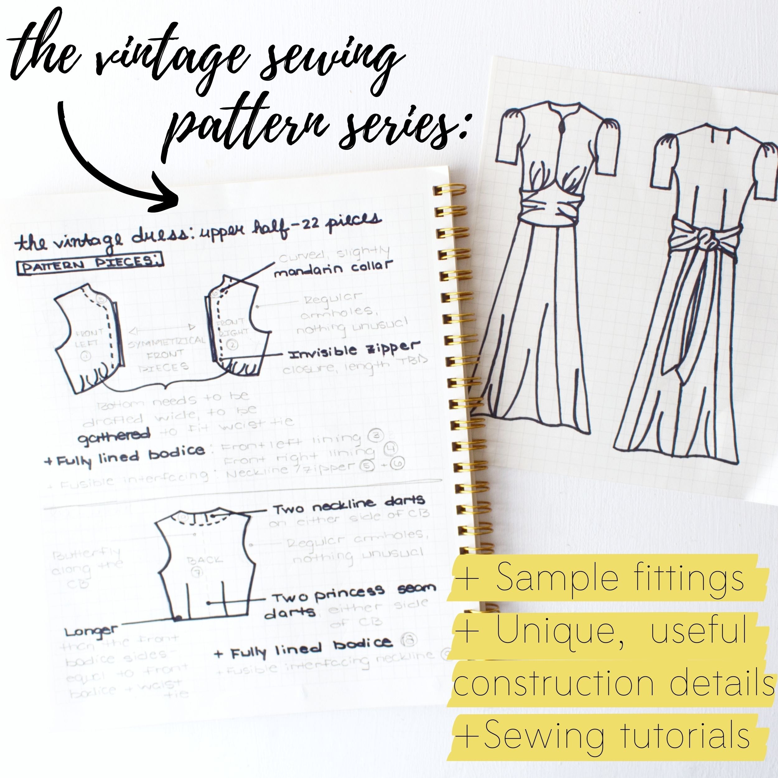 What is the vintage sewing pattern series? 