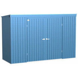 Arrow Elite Steel Storage Shed, 10x4, Blue Grey EP104BG - SproutRite