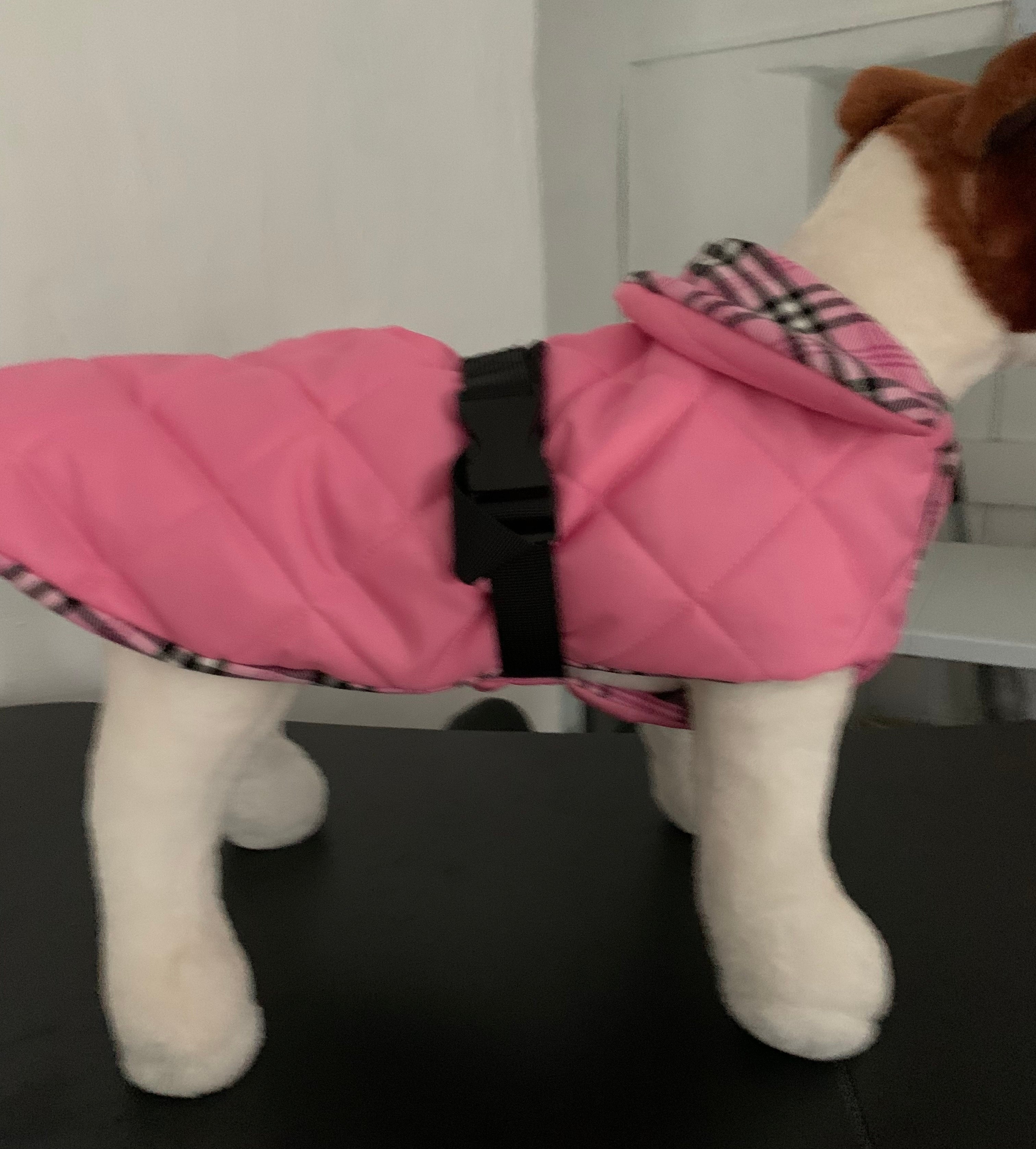 Padded Burberry waterproof dog coat/jacket handmade by Bella & Watson –  Bella and Watson Ltd