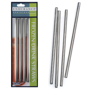 Stainless Steel Straws With Silicone Drinking Tips! by DIYSELF