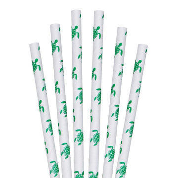 Aardvark Eco-Flex Bendable Paper Drinking Straws - White - 10L