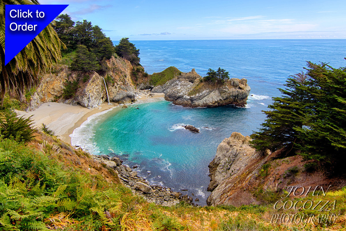 mcway falls big sur photos for sale as art to decorate homes and offices