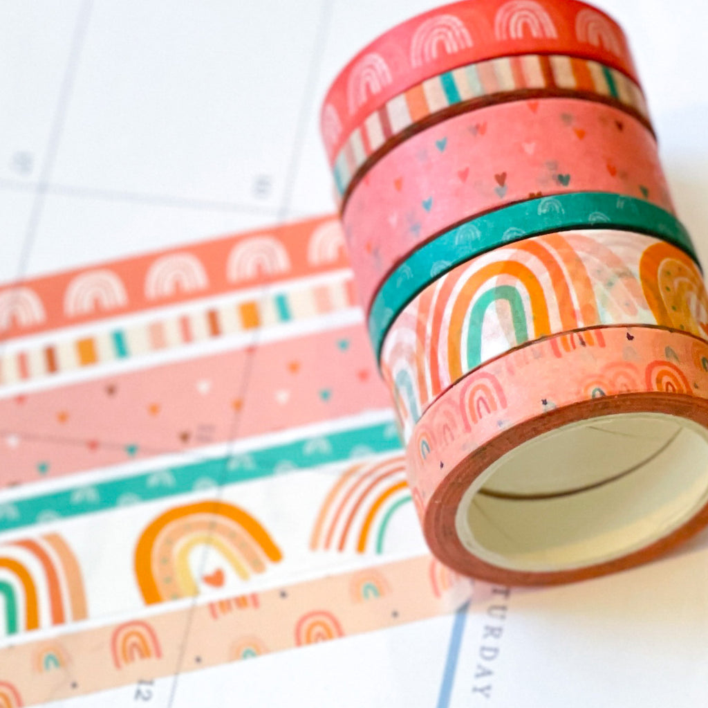 Boho Rainbow Washi Tape – The Print Pantry