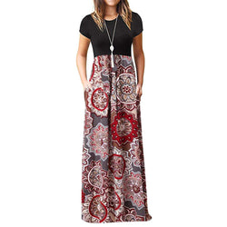 long sleeve casual maxi dress