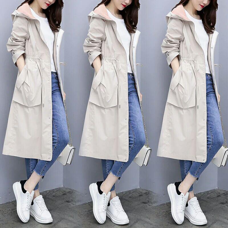 casual hooded coat