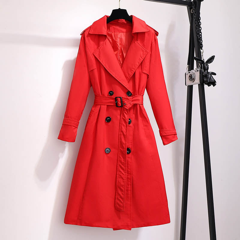 black trench coat women's plus size