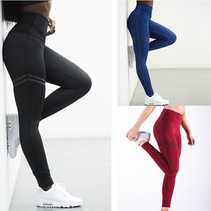 CHRLEISURE Leggings Women High Waist Seamless Gym Leggings Hollow Printed Workout  Pants Push Up Elasticity Legins Women