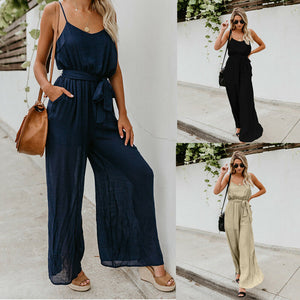 ladies sleeveless jumpsuits