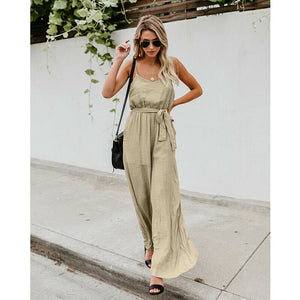 ladies sleeveless jumpsuits