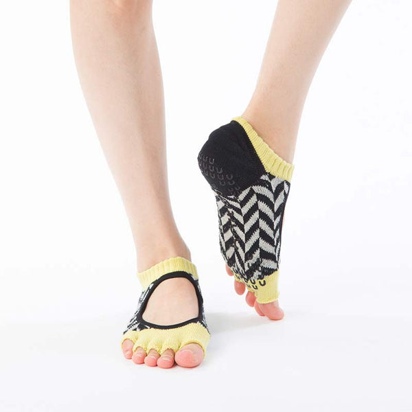 Knitido Biwa Cotton Toe Socks, colourful patterned cotton toe