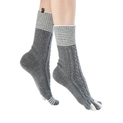 Wool Blend Nordic Confetti Midcalf Toe Socks