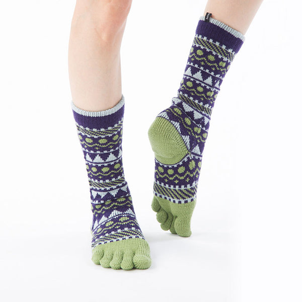 TOETOE Essential Striped Mid Calf Socks Pond Green – KJ Beckett