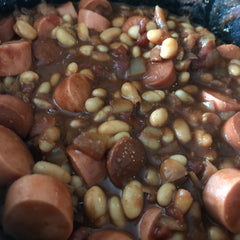 crockpot franks and beans