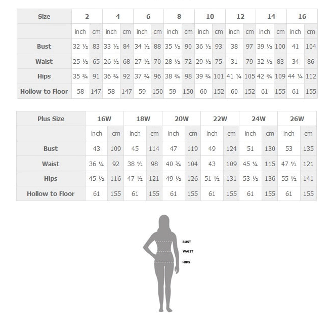 Size Chart – JoJo Shop