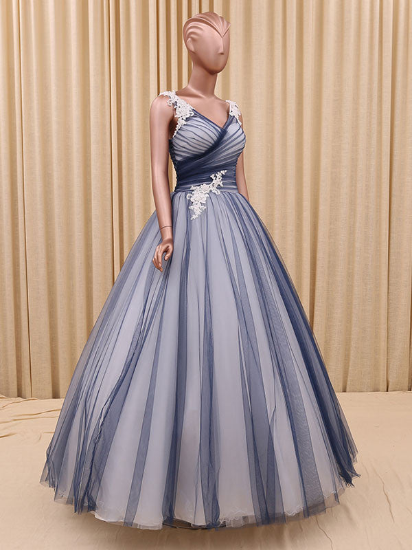 princess dress blue