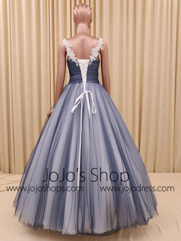 Navy Blue Princess Tulle Ball Gown Formal Evening Dress Rs201606 Jojo Shop 2665