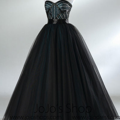 Black Strapless Tulle Formal Prom Ball Gown Dress HB2020A – JoJo Shop