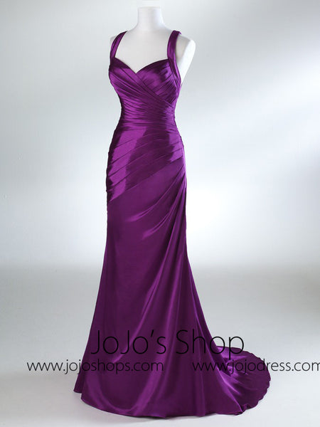 Violet Fit And Flare Graduation Prom Evening Dress HB2022A – JoJo Shop