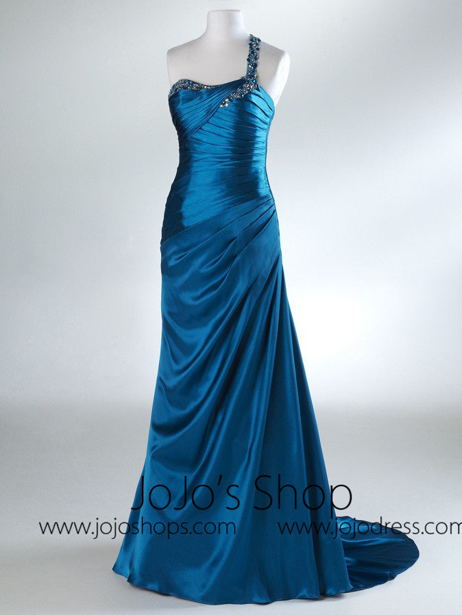 One Shoulder Graduation Formal Prom Dress HB2033B – JoJo Shop