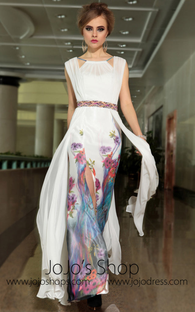 hand painted evening gowns