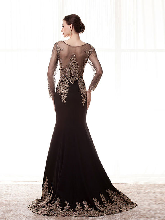 Elegant Black Mother of the Bride Dress – JoJo Shop