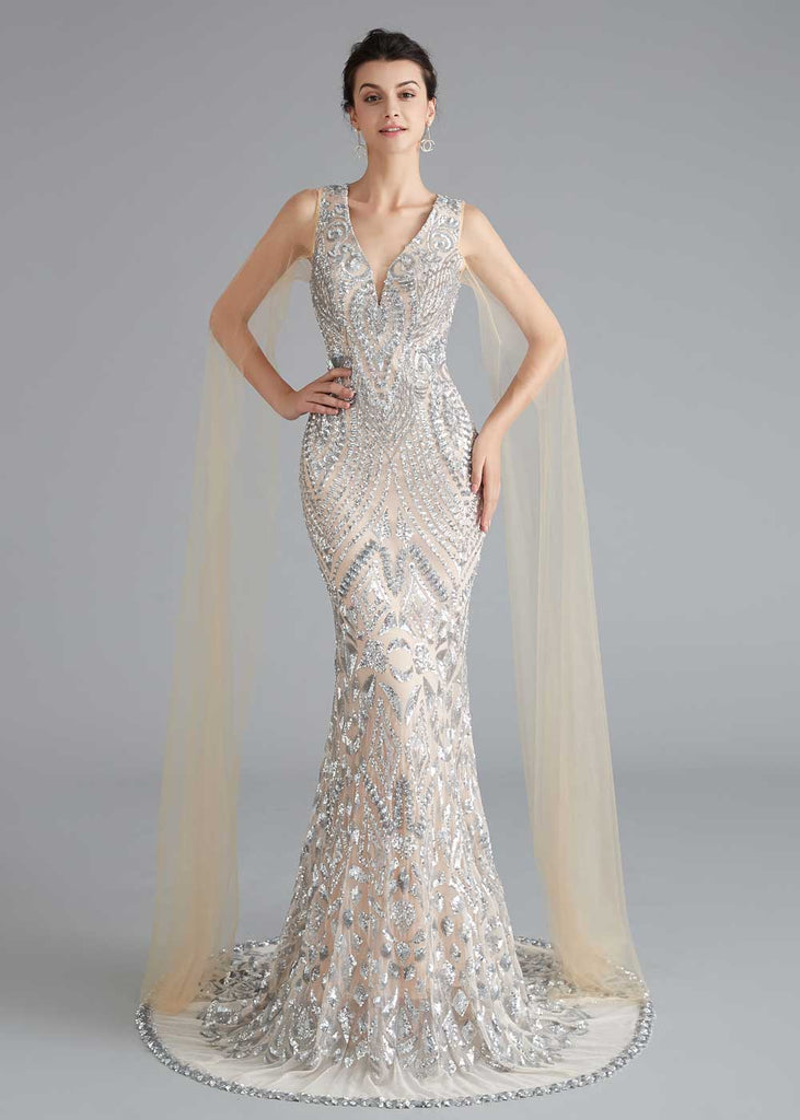 sleek mermaid wedding dress