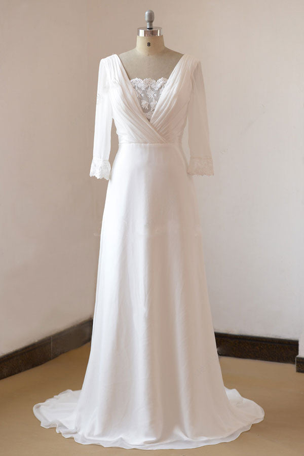 Vintage Boho Style Long Sleeves Chiffon Dress – JoJo Shop