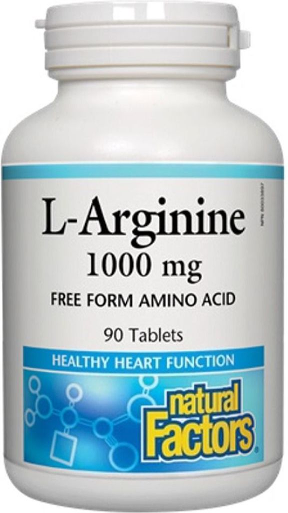 NATURAL FACTORS L-Arginine (1000 mg - 90 veg caps)