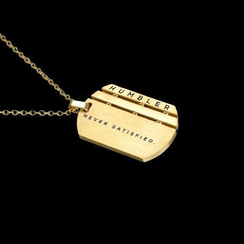 Louis Vuitton Volez Voguez Voyagez Dog Tag Necklace