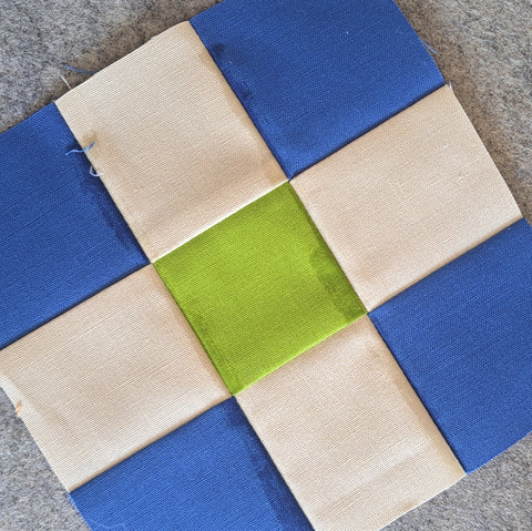 image of block with precision piecing used on seams