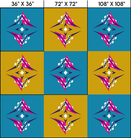 the square of pegasus pattern in a checkerboard layout.