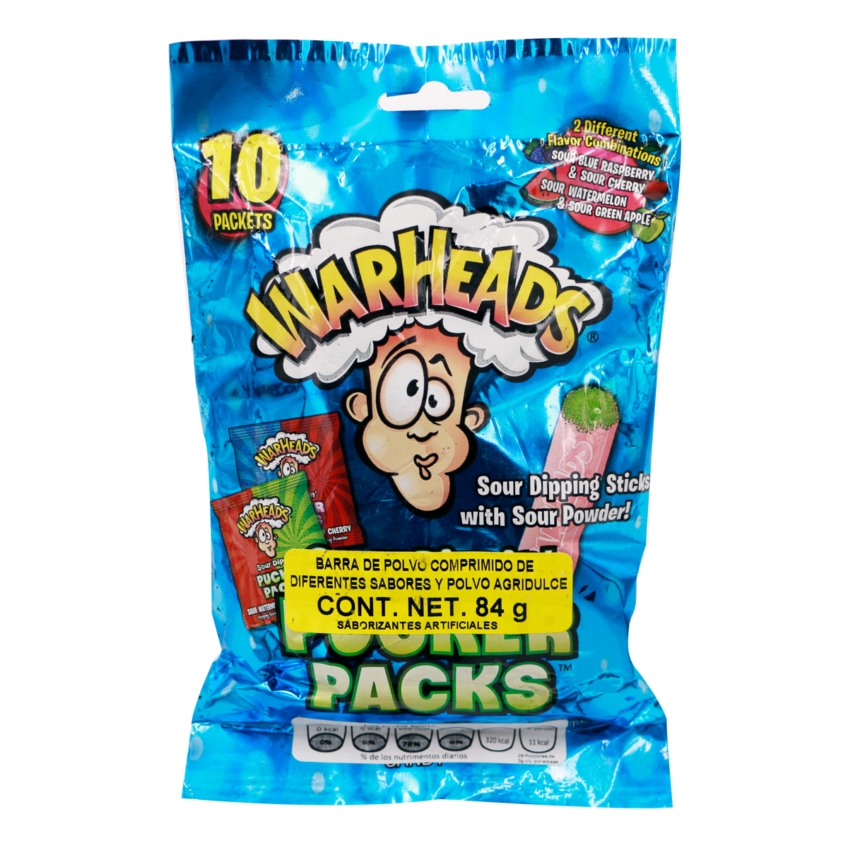 WARHEADS SOUR PUCKER PACKS