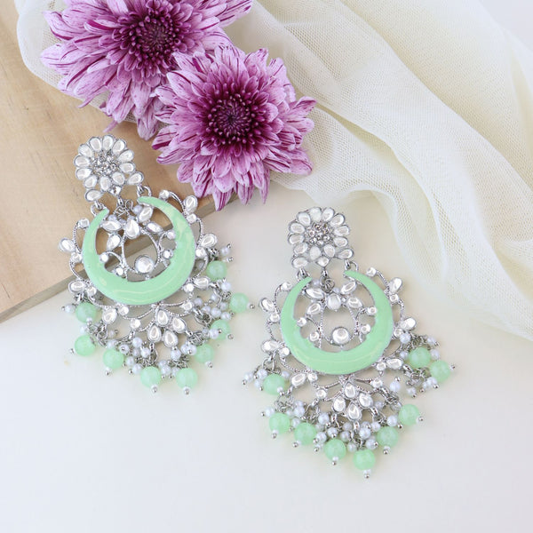 Pink Green Drop Earrings, Turquoise Pink Earrings, Blush Crystal Earrings,  Gift for Her,bridal Earrings, Bridesmaids Blush Crystal Earrings - Etsy