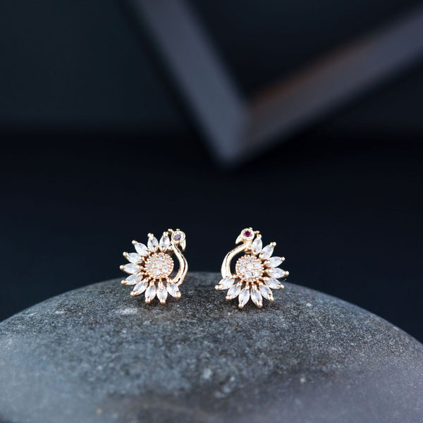 Buy quality Diamonds for every occasion stud earrings in rose gold in Pune