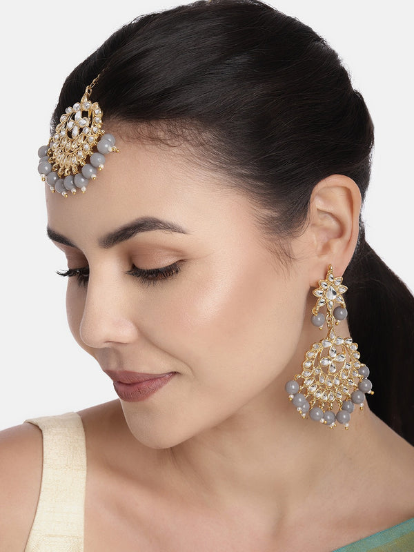 Rajwadi Chandbali Earring And Maang Tikka Set, Mangtika Set, Maang Tikka  And Earrings Set, Maang Tikka With Earrings, Heavy Maang Tikka With Earrings  Online | Ishhaara