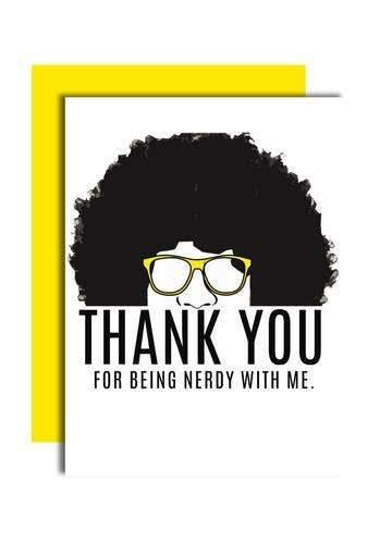 Thank You Card Nerdy - COSUBE