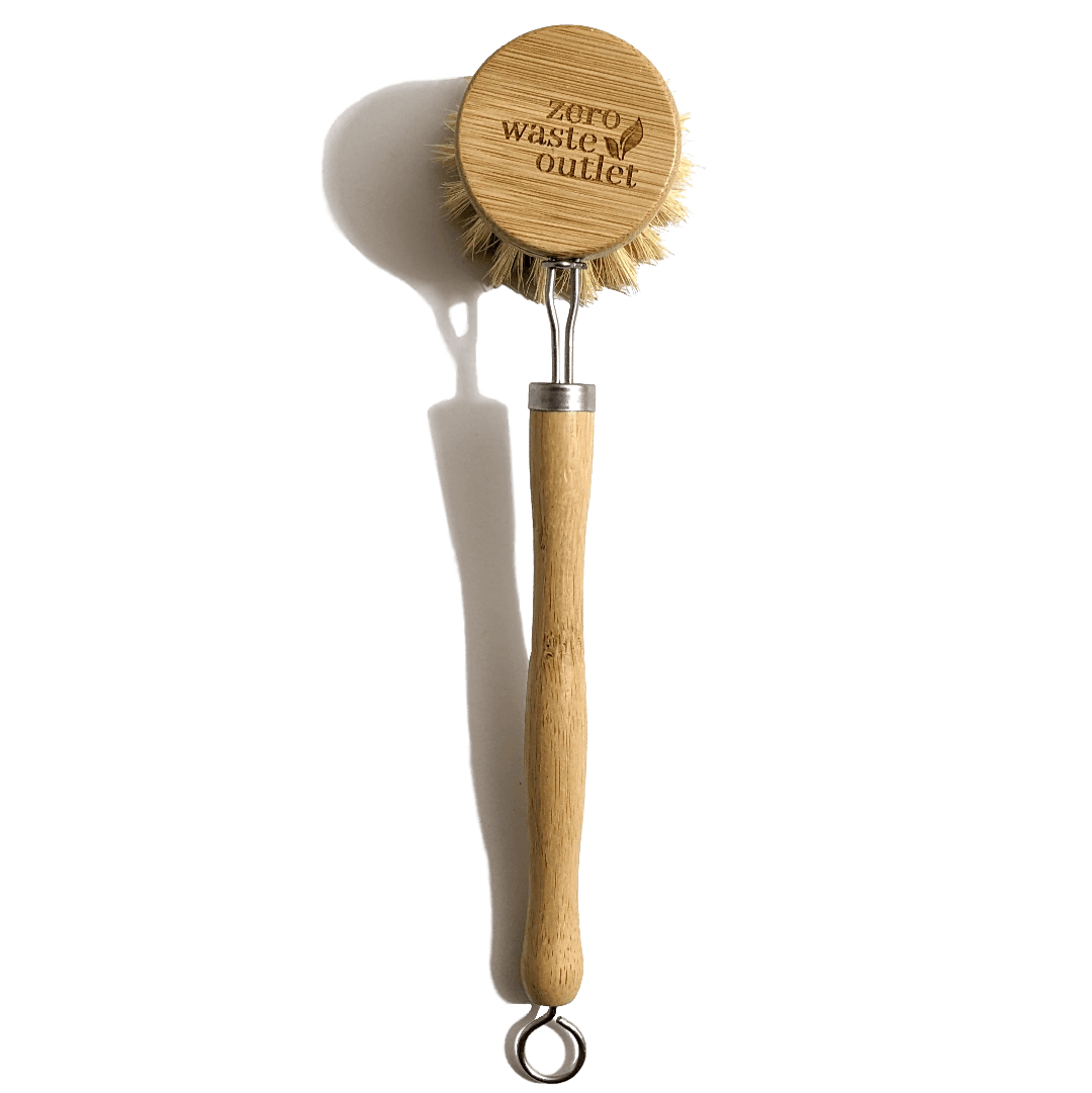 Zero Waste Modular Bamboo Dish Brush With Replaceable Head – Zero