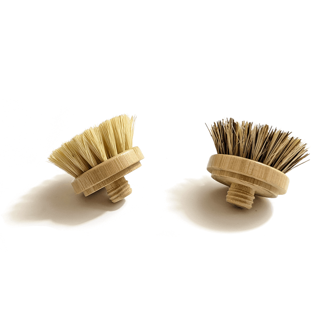 Zero Waste Modular Bamboo Dish Brush With Replaceable Head – Zero