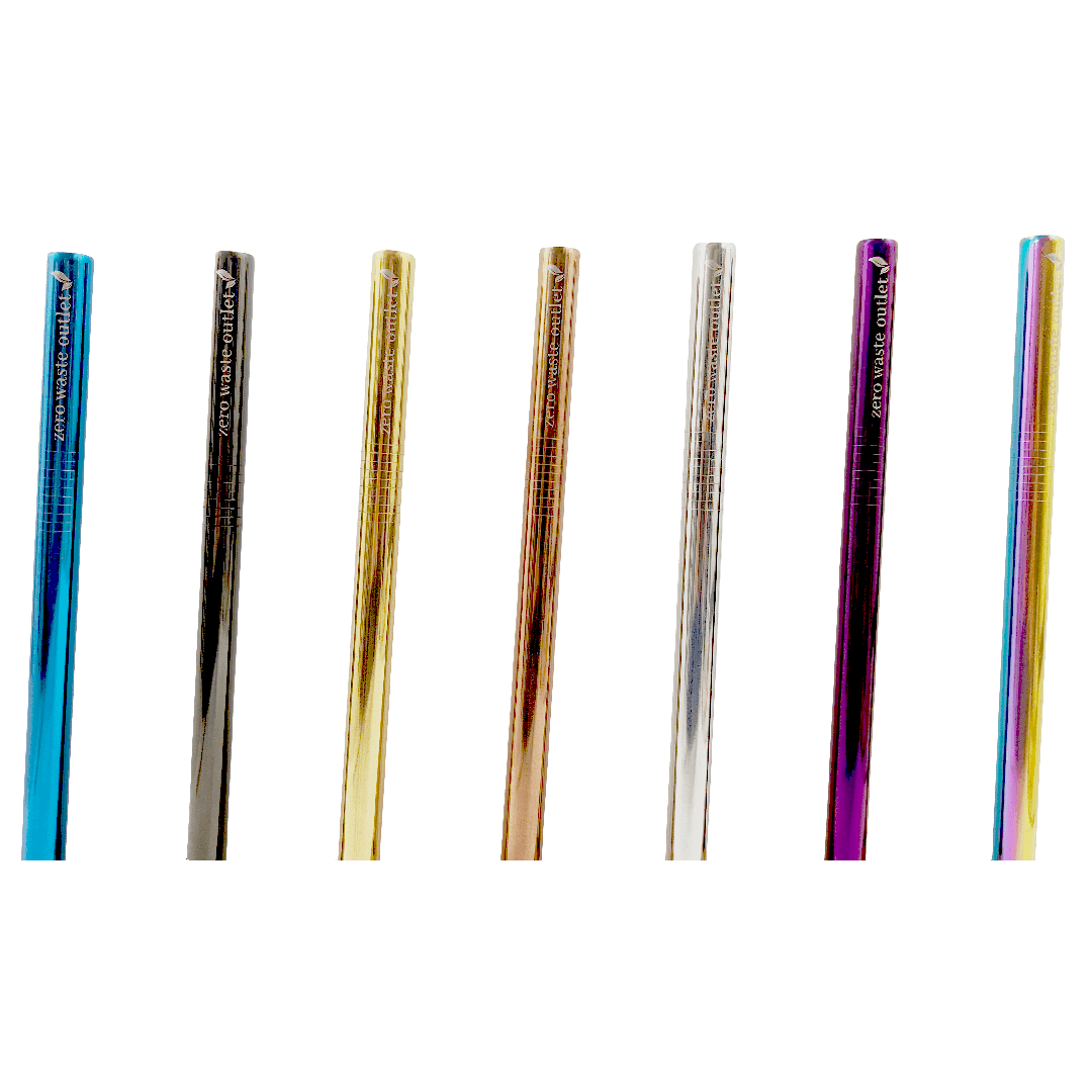 Stainless Steel Straw - Wide Straight – Gneiss Spice