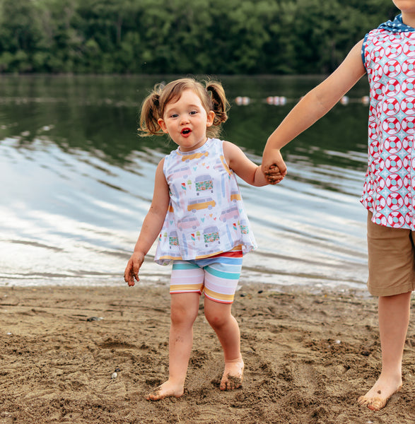 Summer Vibes and Retro Stripes - BUBBLE AND SIMPLE TANK SETS