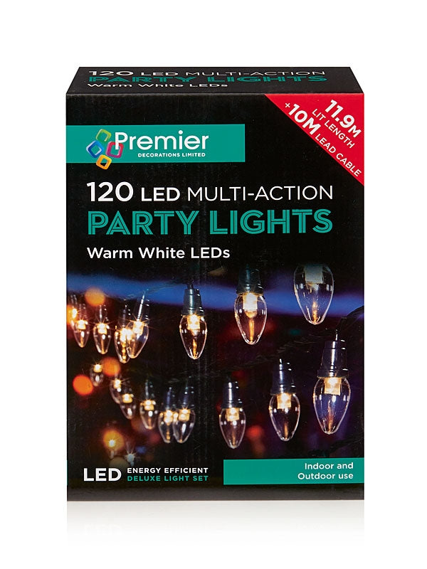 action party lights warm white